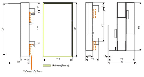 Capac conexiune terminale, 3P, 16 - 185mm²