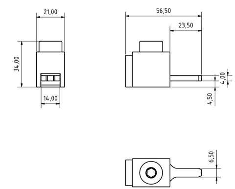 Terminal de 95mm² pentru ARROW