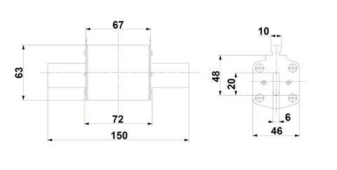 Portfuzibil 2.400V/80A