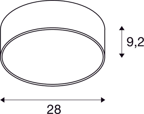 MEDO PRO 30, 3000/4000K, 10W, TRIAC C, 70°, UGR<19, negru