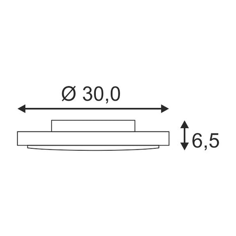 AINOS, LED, 3000K,rotund, anthracit, cu Sensor