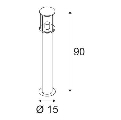 PHOTONIA, alei- si lampa de podea, A60,rotund, anthracit