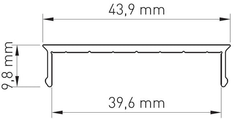 Aluminiu capac  MF 2m