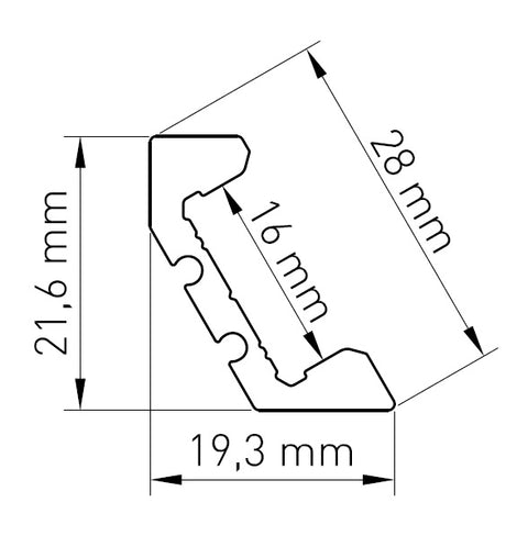 Aluminiu Profil LBE 30/60