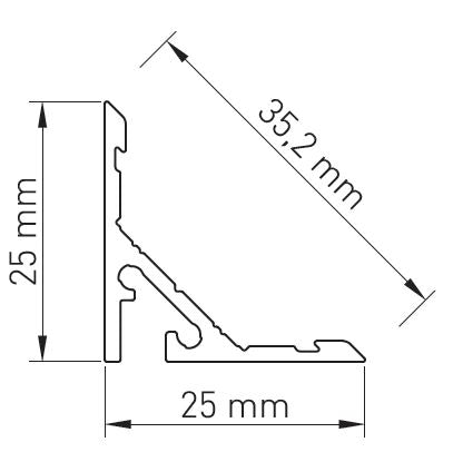 Aluminium Profile SPL 2m