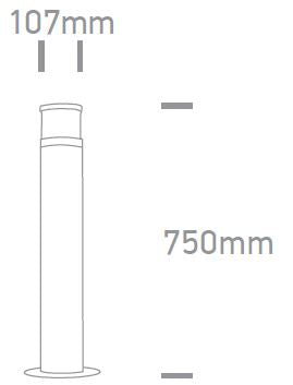 Jamba-PL2, E27, 20W, IP54, gri