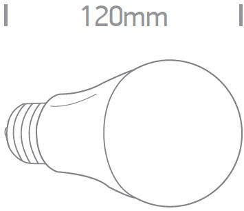 Bec LED 10W E27 980lm 2700K CRI80 220-240V