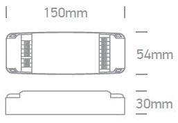 Kit emergenta universal 3h M/NM LED IP20 5-50W 3,6V 4Ah
