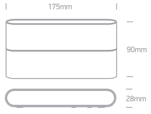 Clara 2 LED 2x6W, 3000K, 2x420lm, 230V, IP54, alb