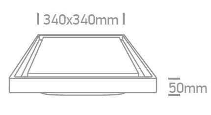 Larry-S SMD LED 30W 3000K, 2500lm, 100-240V IP54,antracit