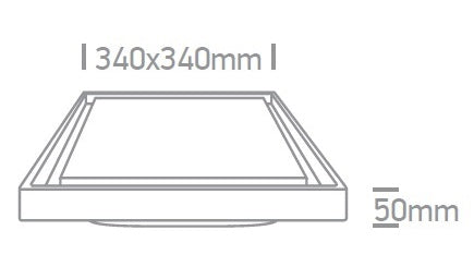 Larry-S SMD LED 30W, 3000K, 2500lm, 100-240V IP54, alb
