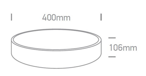 Harry SMD LED 25W, 4000K, 1600lm, 230V 120° IP20 alb