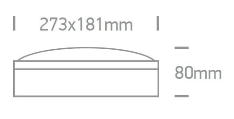 Teiko Oval, E27, 2x20W, 100-240V, IP54, alu,antracit