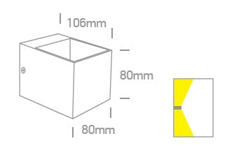 Jarjar wall light 30W G9 100-240V IP20 alb