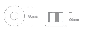 Hao LED Spot 7W 500lm 3000K 700mA 36° IP54 dimm alb