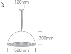 Dela 3, Pendant luminaire, 25W, E27, 100-240V, IP20, alb