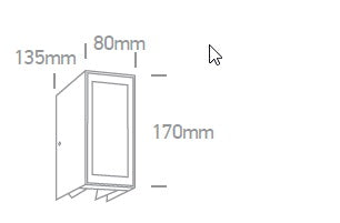 Atla LED, 9W,600lm, 3000K, 230V, IP54, alb