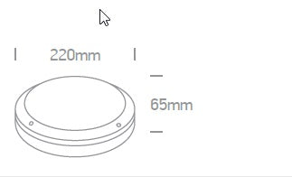 Teito 1 LED, 10W, 600lm, 3000K, 230V, IP54, negru
