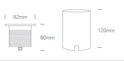 Floory 2 LED, 13W, 1000lm, 3000K, 350mA, IP67, 36°,aluminiu