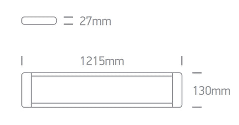 Alhema II LED 48W, 4200lm, 3000K, 230V, IP20, alb