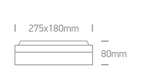 Laza Wall luminaire eckig 2x20W, E27, 100-240V, IP54, negru