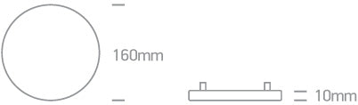 Bronte 14W 1200lm 4000K Ra80 230V IP20 argintiu