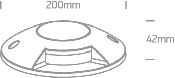 Ferrol S 6W 300lm 3000K Ra80 230V IP67 gri