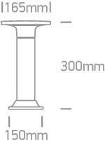 Tela M 6,5W 600lm 3000K Ra80 230V IP54 negru