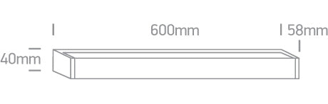 Bath Square S II 15W 1200lm 4000K Ra80 230V IP44 alb