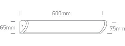 Costa 16W 1280lm 3000K Ra80 230V IP44 alb