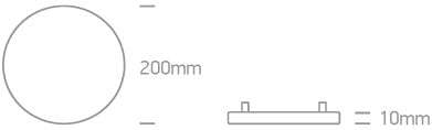 Bronte 20W 1700lm 4000K 38° Ra80 230V IP20 alb