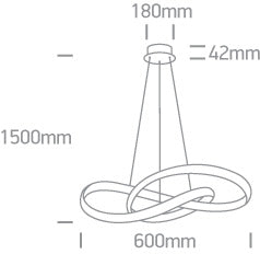 Sava L 40W 2000lm 3000K Ra80 230V IP20 alb