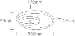 Sava M 30W 1500lm 3000K Ra80 230V IP20 alb