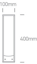 Milas 2x1000 230V IP44 antracit