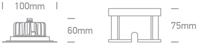 Sifnos S LED W 210lm 4000K Ra80 IP68 otel inox