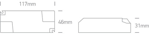 LED driver 230V 10-22W 550mA dimabil