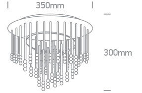 Seli A G9 4x9W 100-240V crom