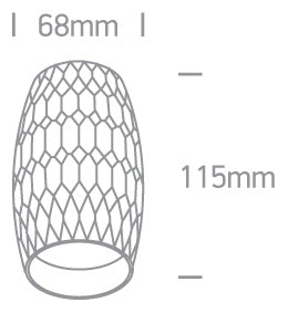 Hedi GU10 10W 100-240V crom