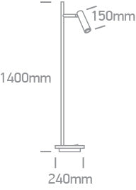 Peristeria SL LED 3W + 8W 730lm 3000K Ra80 230V IP20 alb