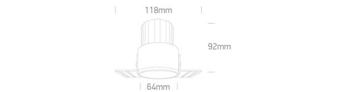 Rea LED 10W 1100lm 3000K Ra90 220-240V IP54 alama