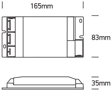 LED driver 230V 8-50W 180mA dimabil