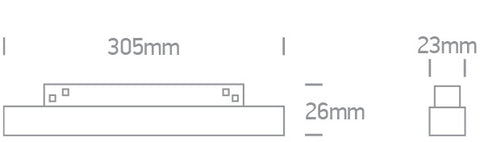 Alimentare pentru Profil Magnetic încastrat Vigo 200W 48V