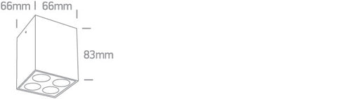 Orion-B LED 10W 700lm 930 IP20 220-240V 38° alb