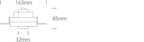 Hamal-G LED 7W 560lm 930 IP20 220-240V 38° alb