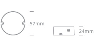 LED Driver 2,1-9,1W 350-700mA IP20 DALI & Push to DIM 230V