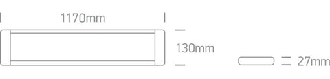 Alhema II LED 48W 4320lm 3K/4K/6,5K IP20 220-240V alb
