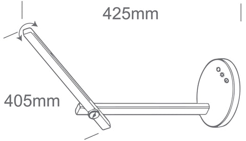 Krak LED 5,5W 300lm 3K/4K/6,5K, CRI85 Dimm IP20, 220V, alb