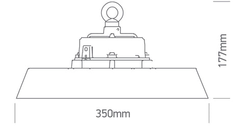 Kenny 6 120W/160W/200W(30000lm) 4K/4,7K/5,7K IP65 230V negru