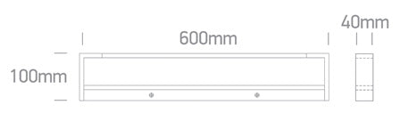 Bathy LED 18W 1500lm 3000K IP44 230V negru