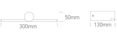 Cada RD I LED 8W 700lm 3000K IP44 230V negru